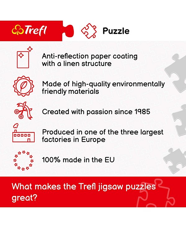 Red 1000 Piece Puzzle - Blue bouquet / DDFA