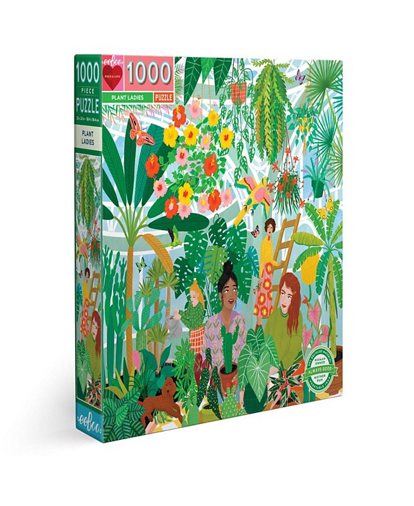 Piece and Love Plant Ladies 1000 Piece Square Adult Jigsaw Puzzle Set