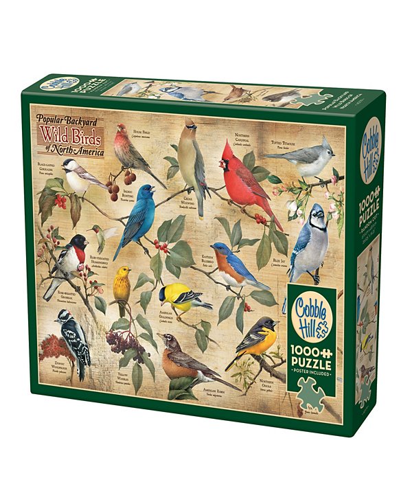 Popular Backyard Wild Birds of North America Puzzle