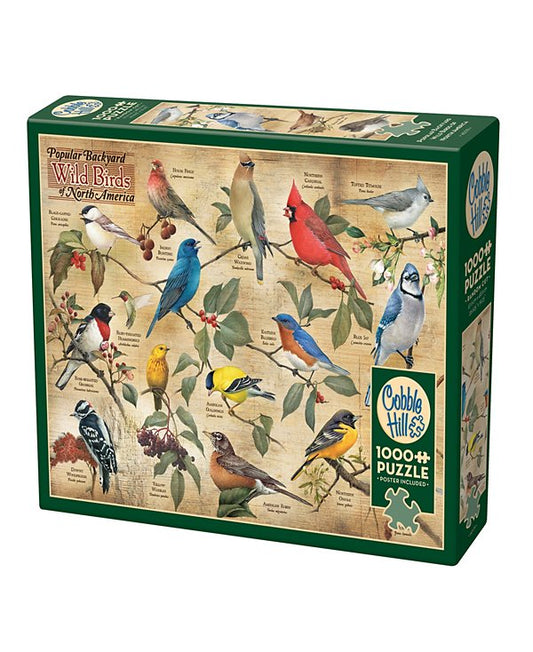 Popular Backyard Wild Birds of North America Puzzle