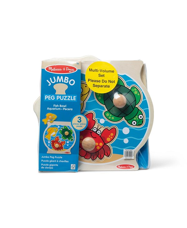 Animals Jumbo Knob Wooden Puzzle Set